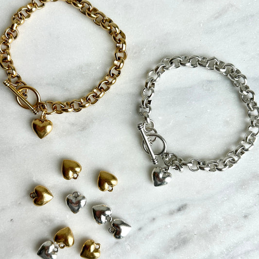 Asta Silver Heart Bracelet