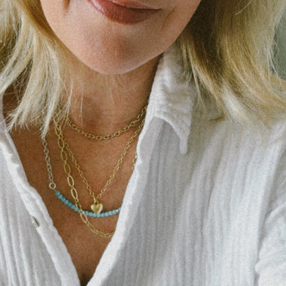 Freya Necklace in Gold