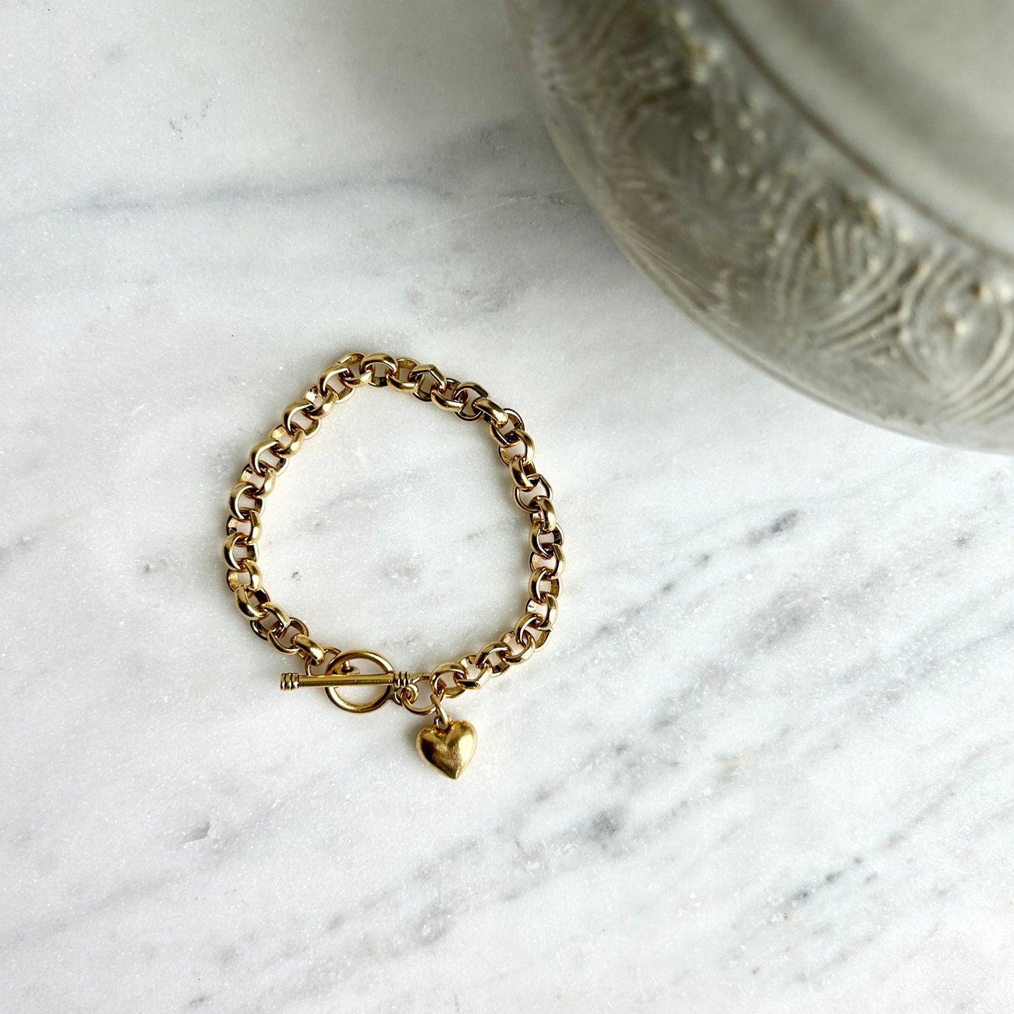 Asta Gold Heart Bracelet