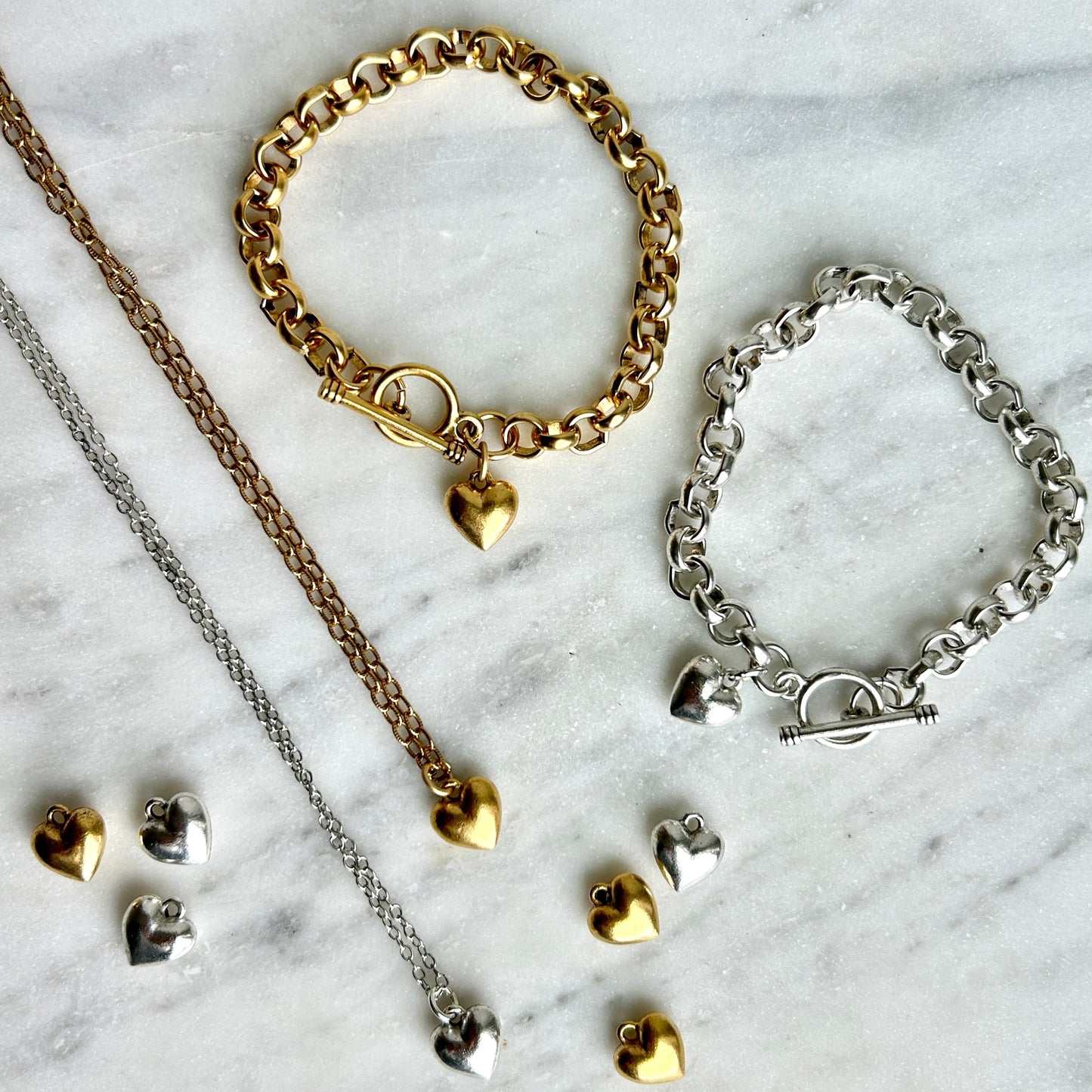 Asta Gold Heart Bracelet