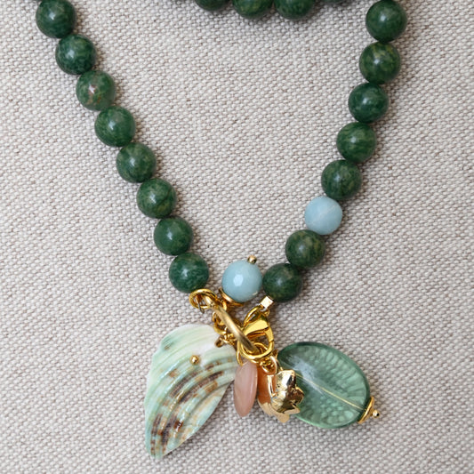 Scallop Charm Necklace