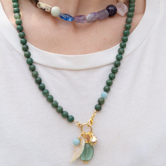Scallop Charm Necklace
